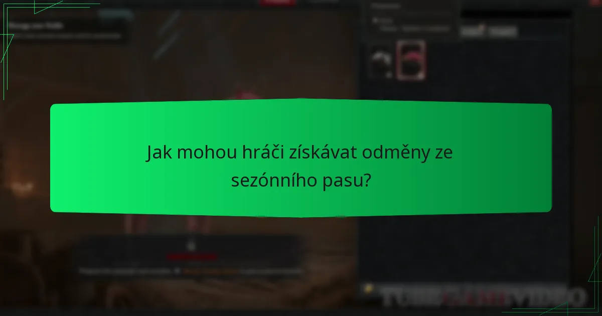 Jak mohou hráči získávat odměny ze sezónního pasu?