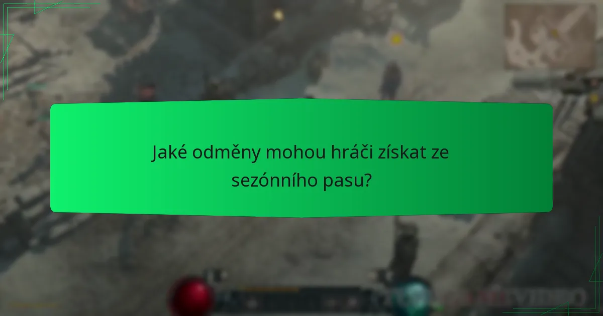 Jaké odměny mohou hráči získat ze sezónního pasu?