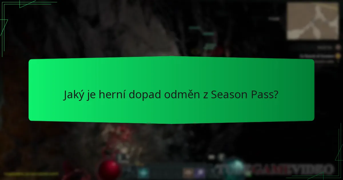 Jaký je herní dopad odměn z Season Pass?